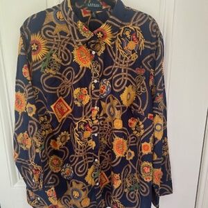 Gorgeous Lauren Ralph Lauren Blouse, Sz 3X